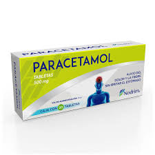 PARACETAMOL TABLETAS 500mg Alivio del dolor y la fiebre sin irritar el estómago