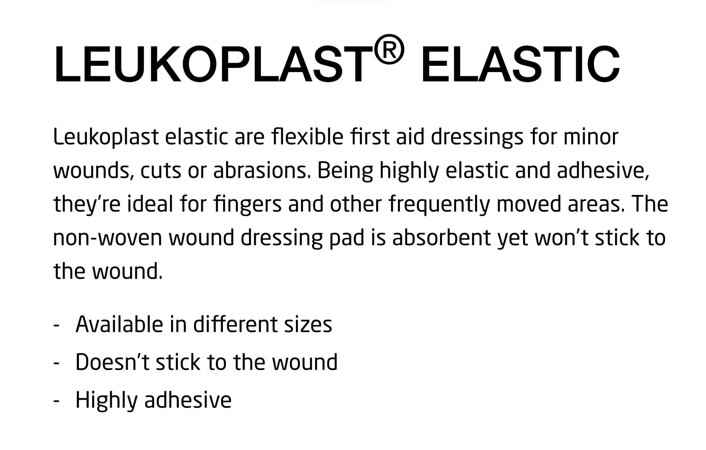 LEUKOPLAST Professional elastic