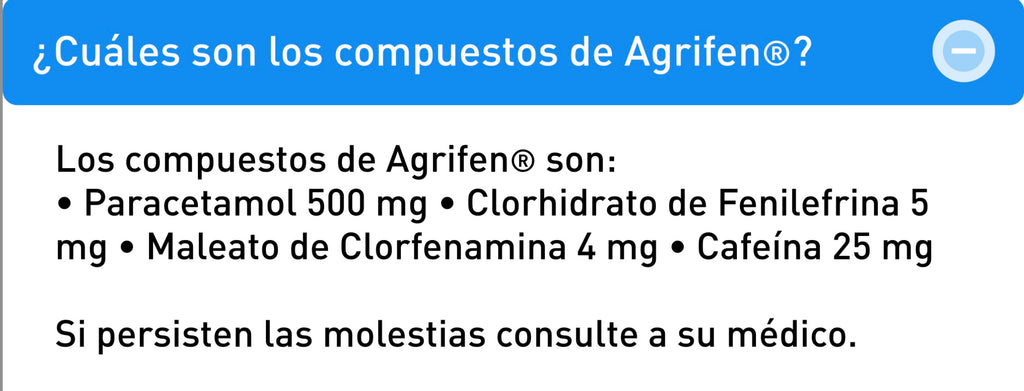 AGRIFEN Antigripal